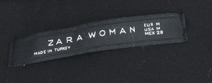 Zara Women's Black Wrap Skirt, Size M, Casual Style