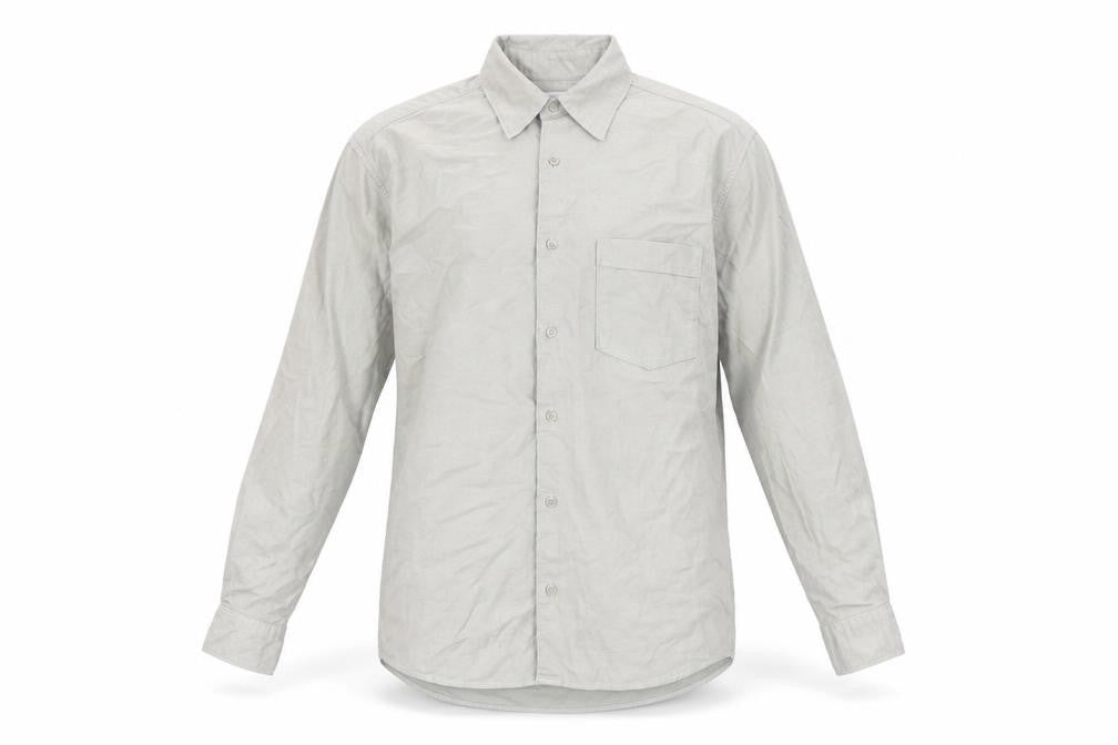 Marks and Spencer Men's Beige Long Sleeve Shirt M