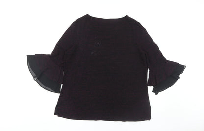 Womens UK Size 16 Roman Multicoloured Basic Blouse