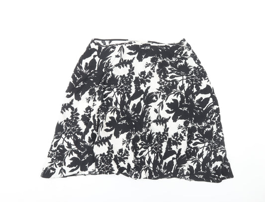 Marks and Spencer Women's Multicoloured Knee Length Skirt Size 14