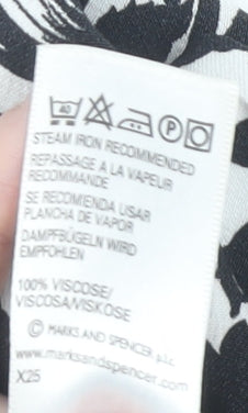 Marks and Spencer Women's Multicoloured Knee Length Skirt Size 14