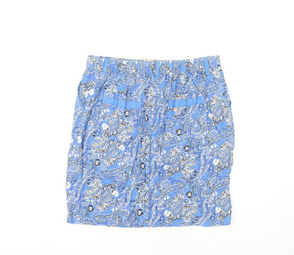 Next Women's Blue Paisley Skirt Size 14