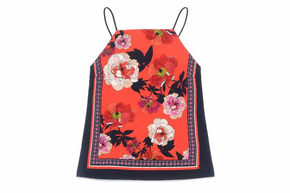 Womens UK Size 12 Oasis Multicoloured Camisole Tank