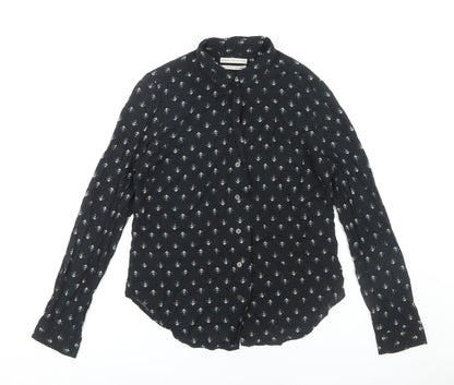 Womens UK Size L Urban Outfitters Black  Button-Up