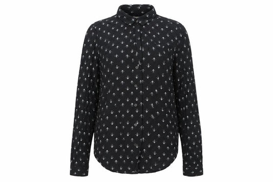 Womens UK Size L Urban Outfitters Black  Button-Up