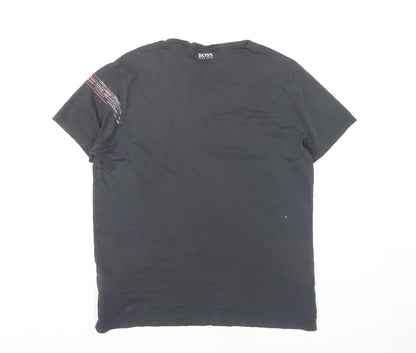 Mens UK Size M Boss Black  T-Shirt