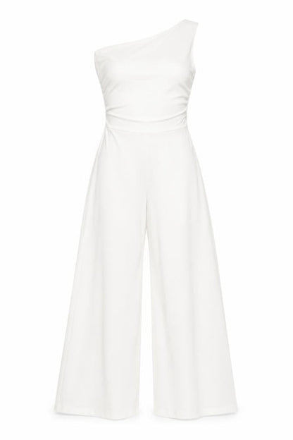 Womens UK Size XS Zara One-Piece White Jumpsuit