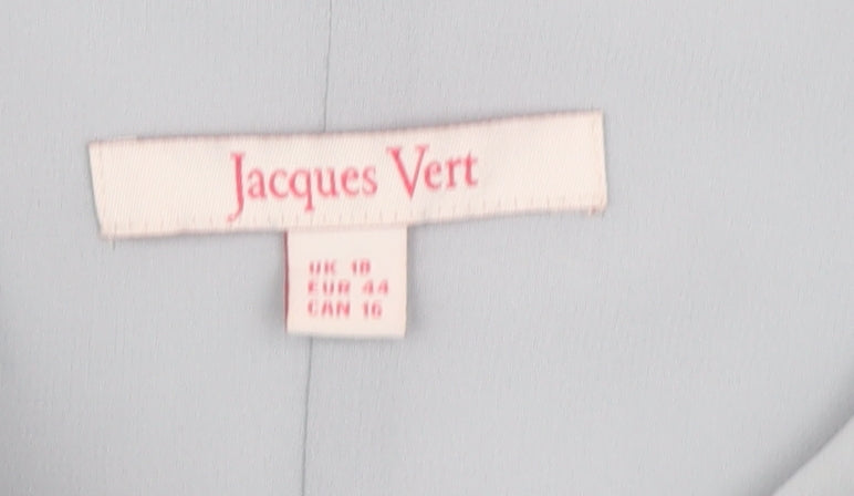 Jacques Vert Women's Grey Sheath Dress UK 16 Formal
