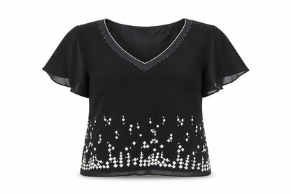 Womens UK Size 12 Jacques Vert Black  Blouse