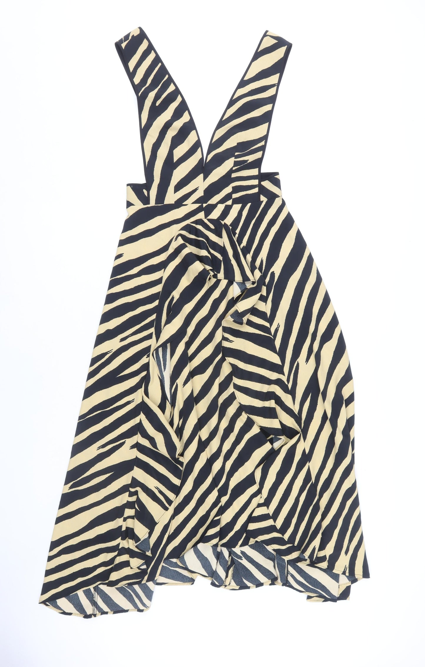 Topshop Women’s Zebra Print Midi Dress, Size 10