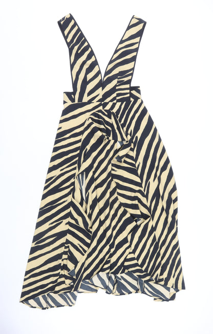 Topshop Women’s Zebra Print Midi Dress, Size 10