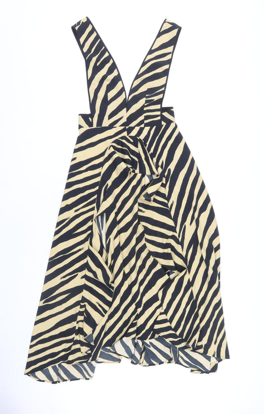 Topshop Women’s Zebra Print Midi Dress, Size 10