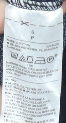 Banana Republic Women's Black Polka Dot Wrap Dress S