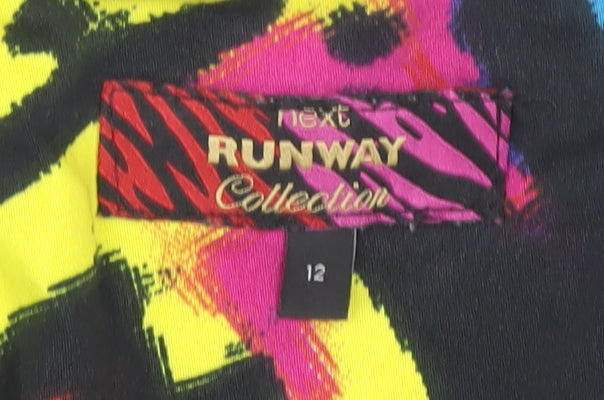 Next Women's Multicoloured Bodycon Dress Size 12