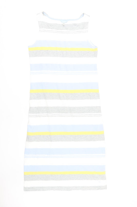 Joules Women's Multicoloured Striped Dress Size 12
