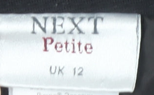 Next Women Petite Black Pencil Skirt UK 12