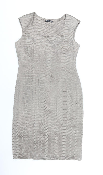 Planet Women Grey Sheath Dress Size 12