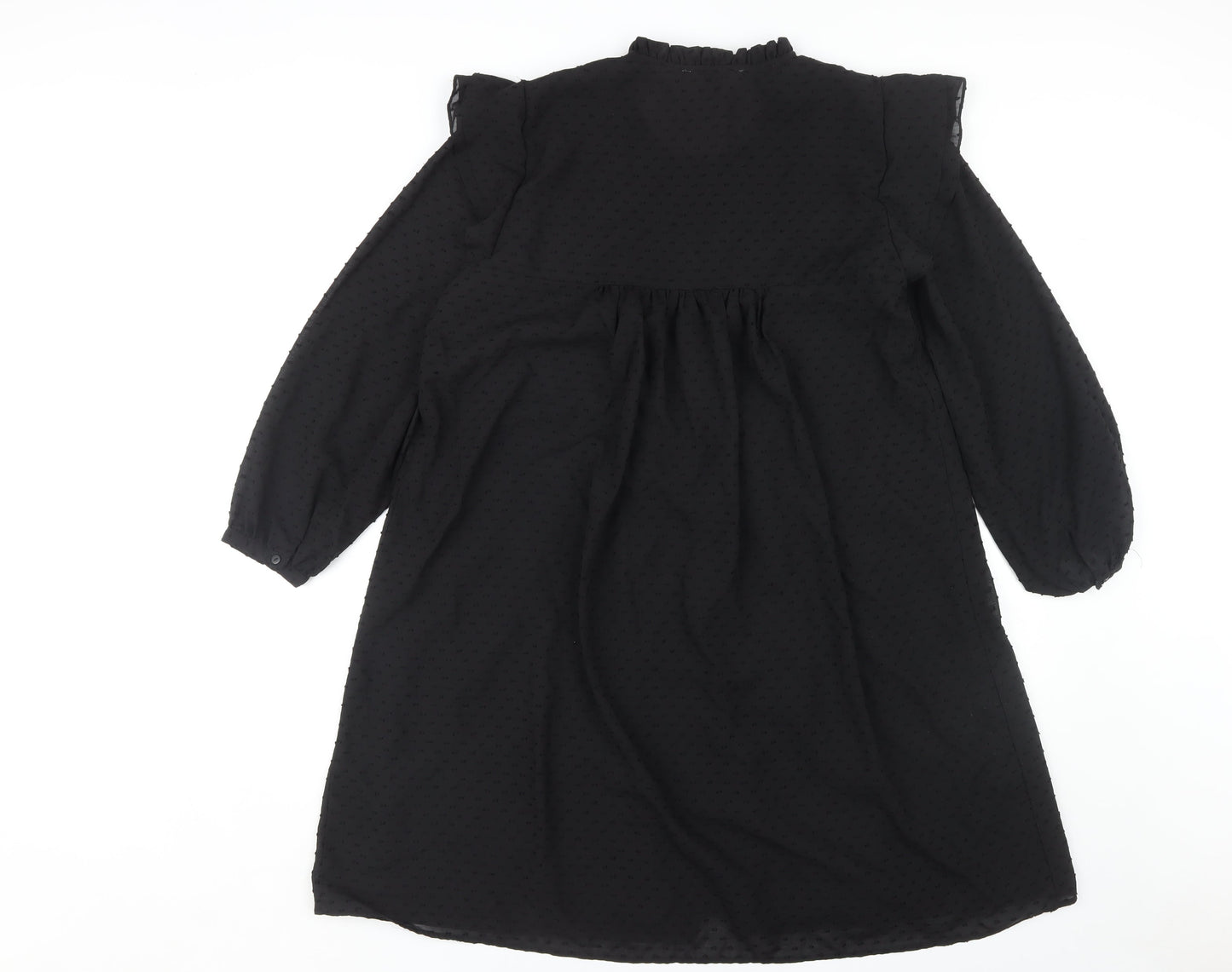 MNG Women's Black Knee Length Dress Size 14