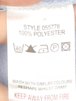 Classics Women's Blue Button-Up Shirt, Size 18