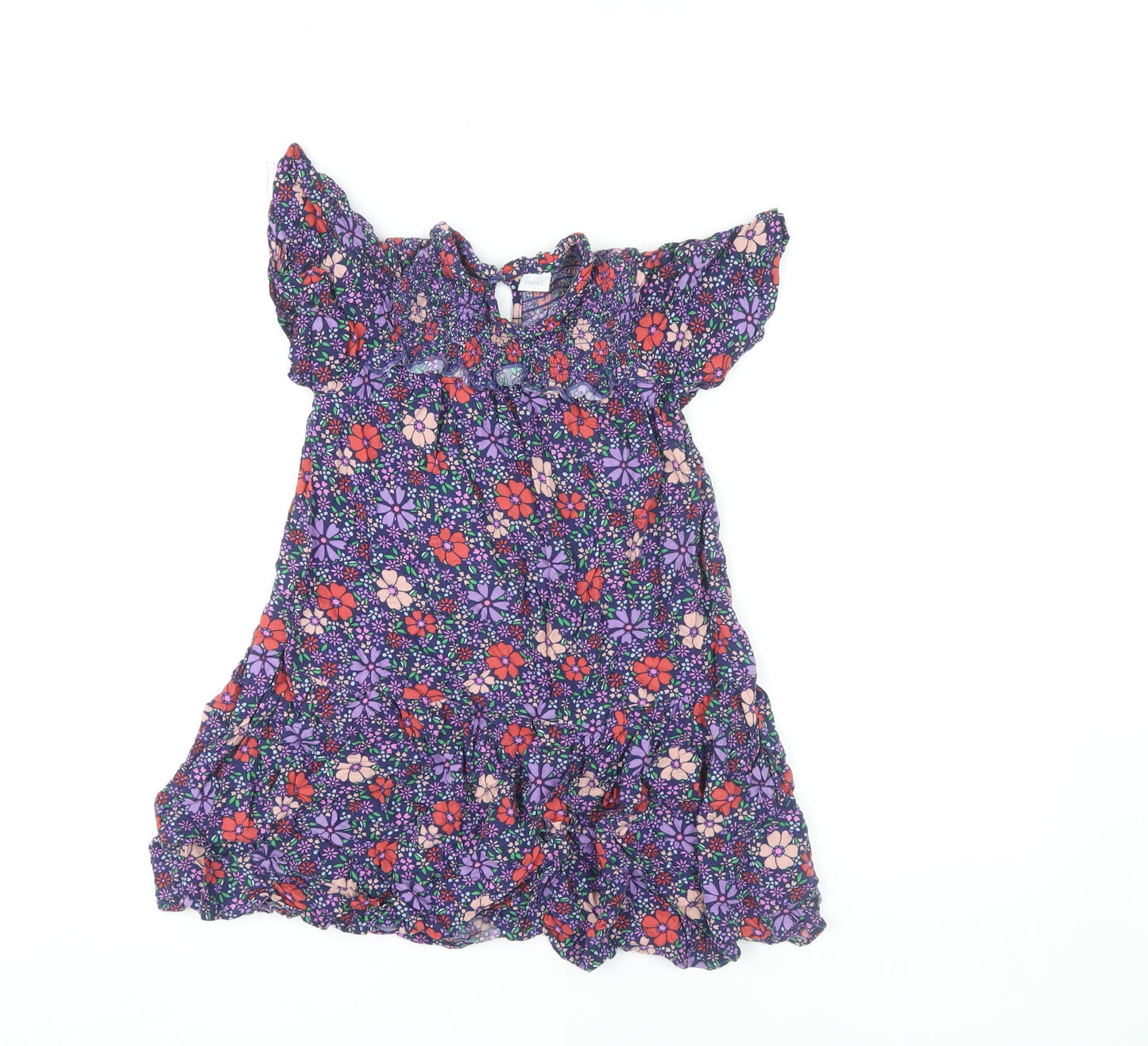 NEXT Girls Multicoloured Floral Dress, Size 8 Years
