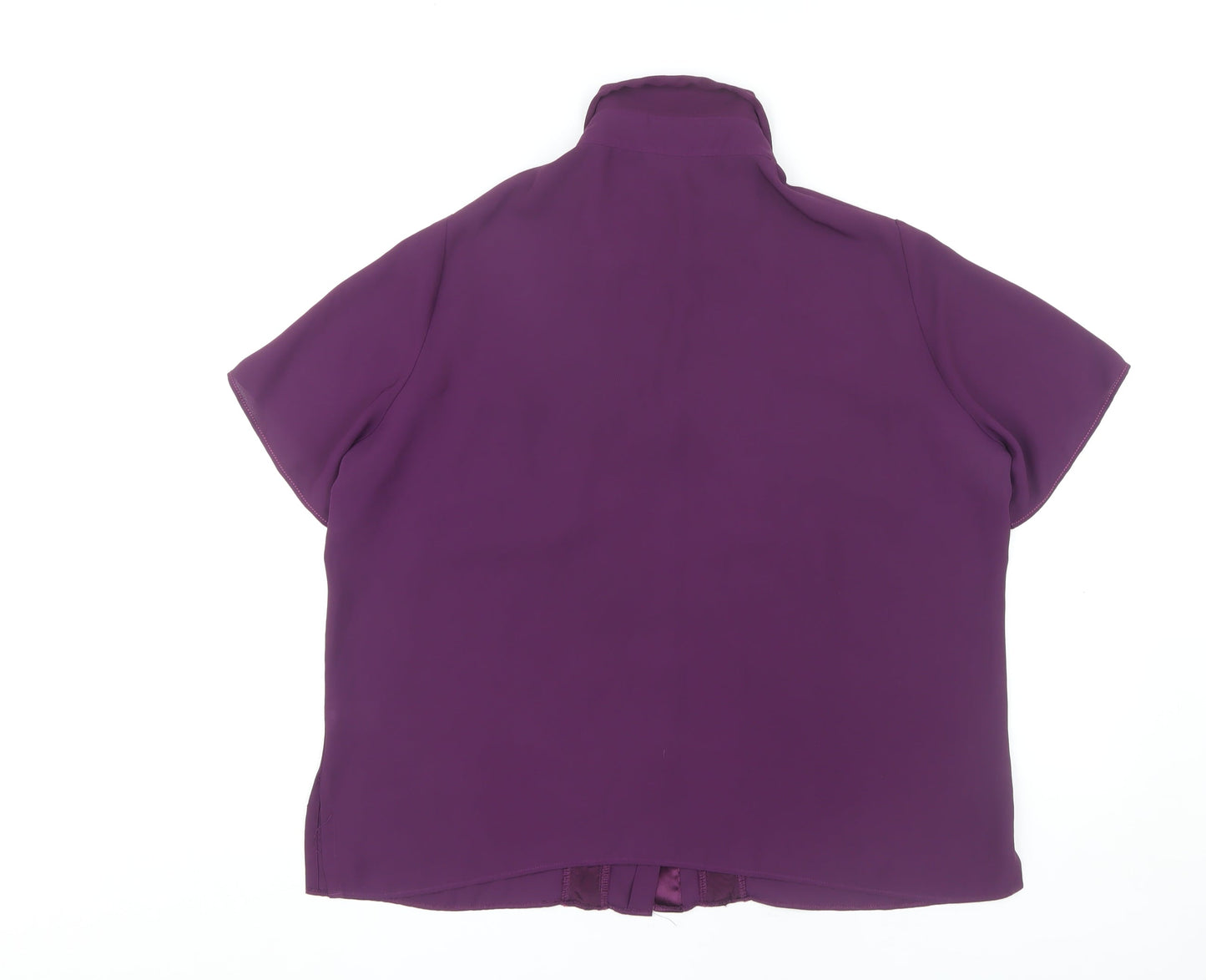 Womens UK Size 18 Marks and Spencer Purple Basic Blouse