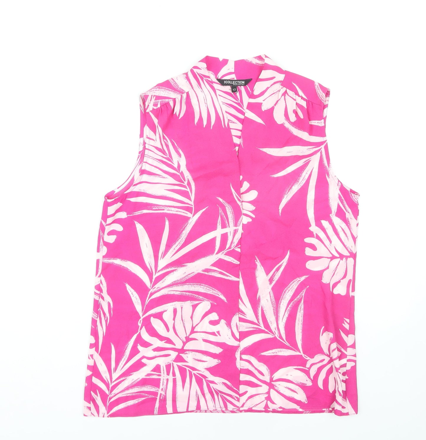 Womens UK Size 12 Debenhams Pink  Blouse