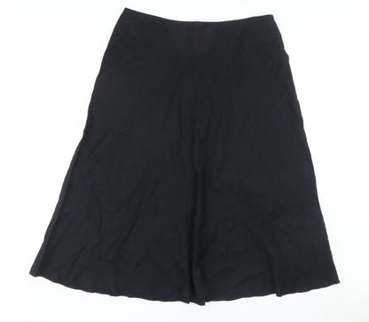 Marks and Spencer Women's Black Midi Skirt, Size 16