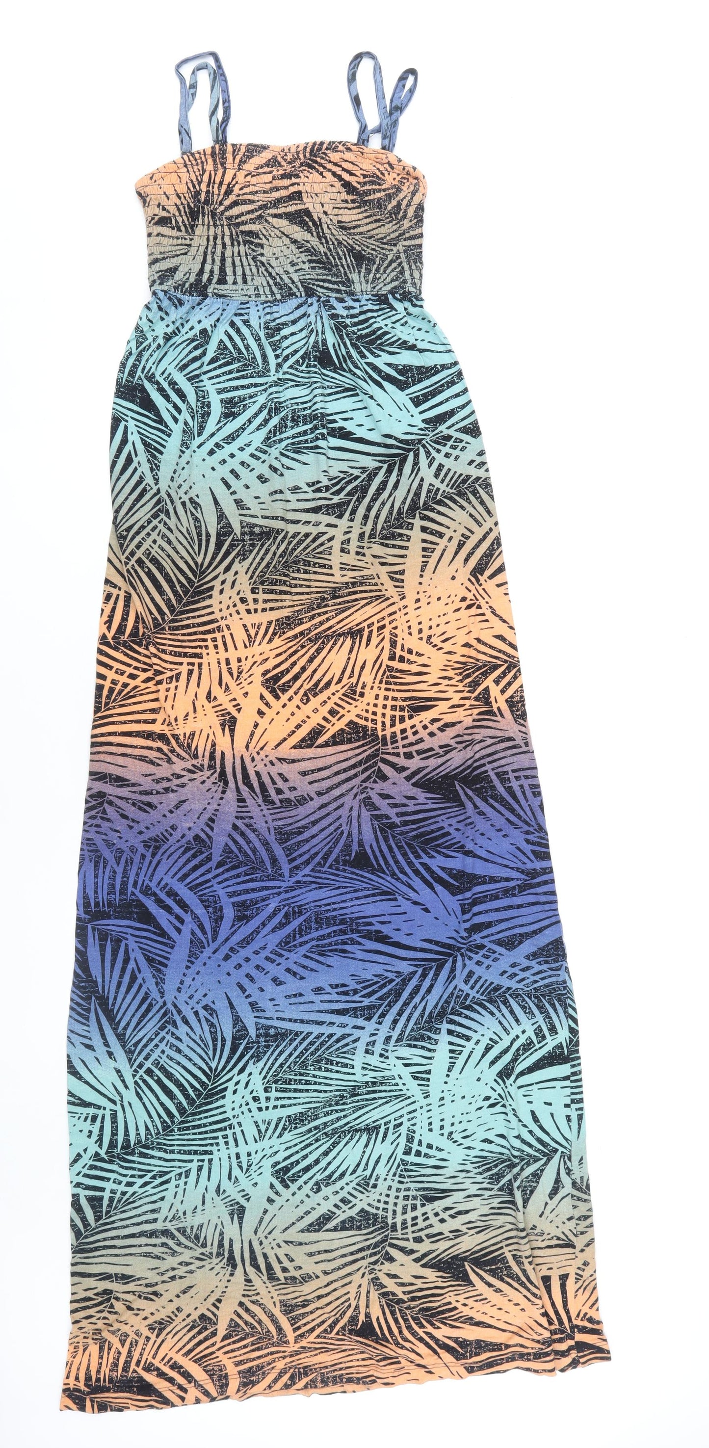 Fat Face Women's Multicoloured Long Slip Dress Size 8