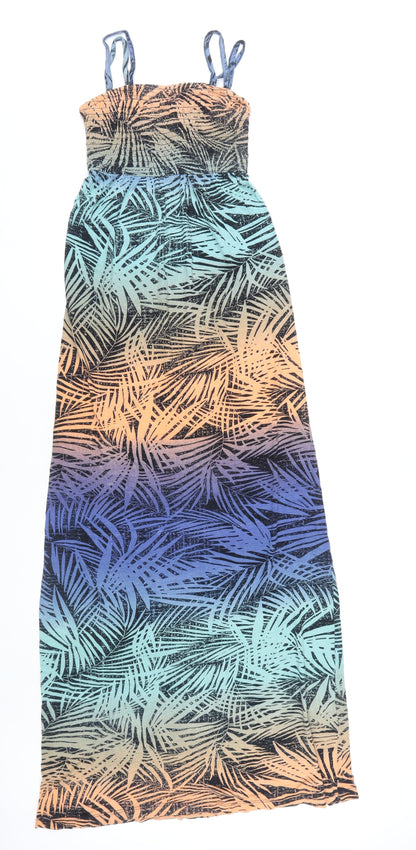 Fat Face Women's Multicoloured Long Slip Dress Size 8