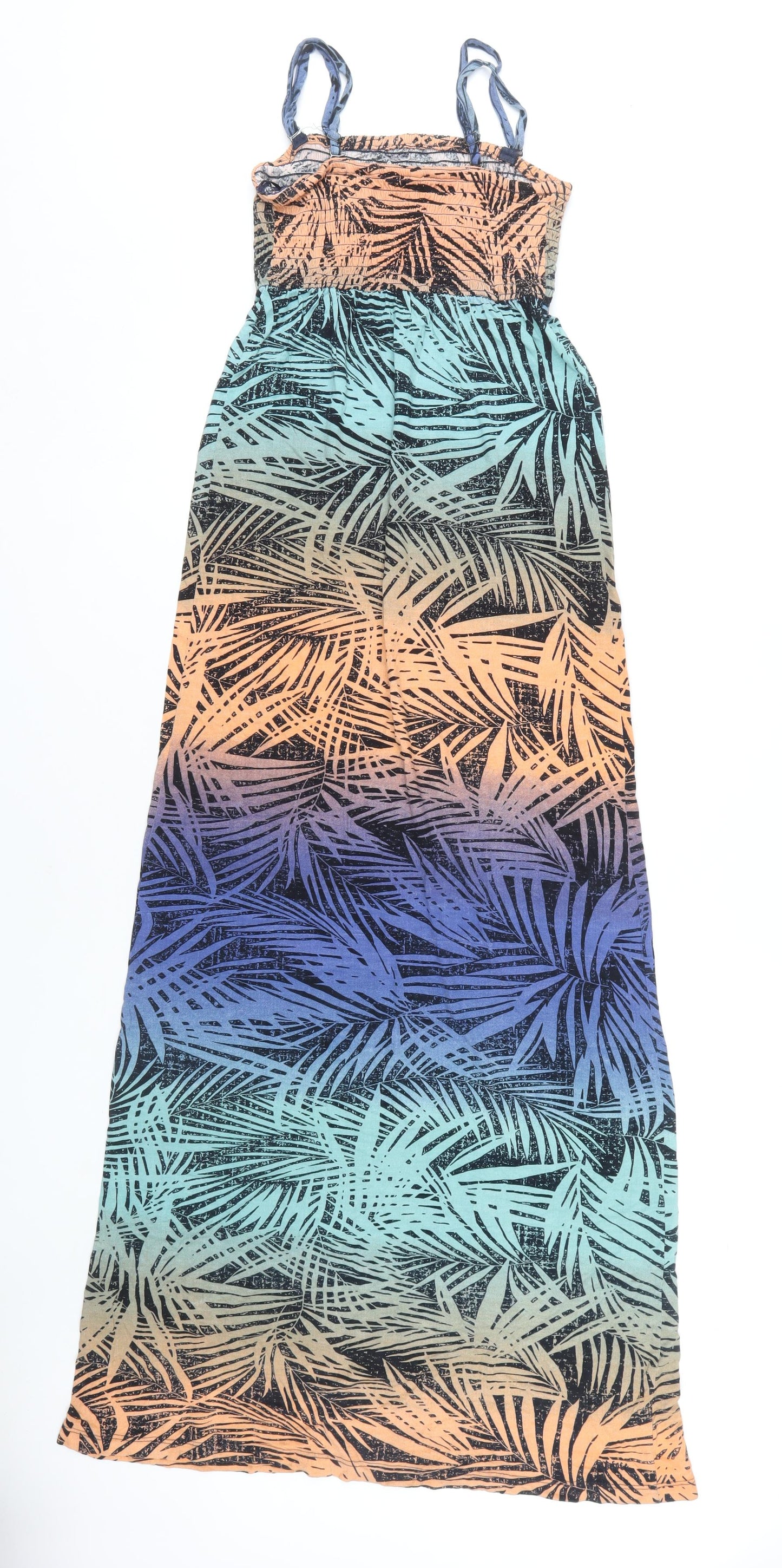 Fat Face Women's Multicoloured Long Slip Dress Size 8