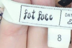 Fat Face Women's Multicoloured Long Slip Dress Size 8