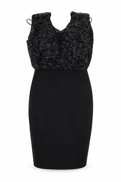 Shubette Women's Black Sequin Cocktail Dress Size 12