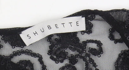 Shubette Women's Black Sequin Cocktail Dress Size 12