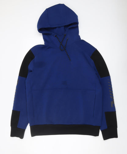 Mens UK Size M American Eagle Blue Pullover Hoodie