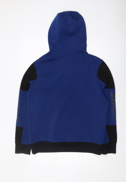 Mens UK Size M American Eagle Blue Pullover Hoodie