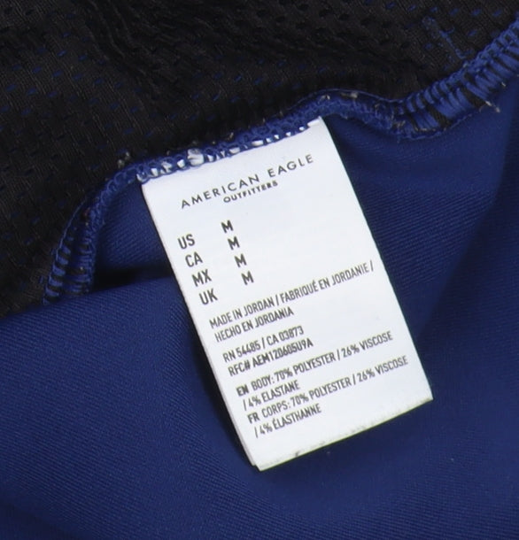 Mens UK Size M American Eagle Blue Pullover Hoodie