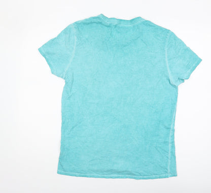 Mens UK Size S GUESS Blue  T-Shirt