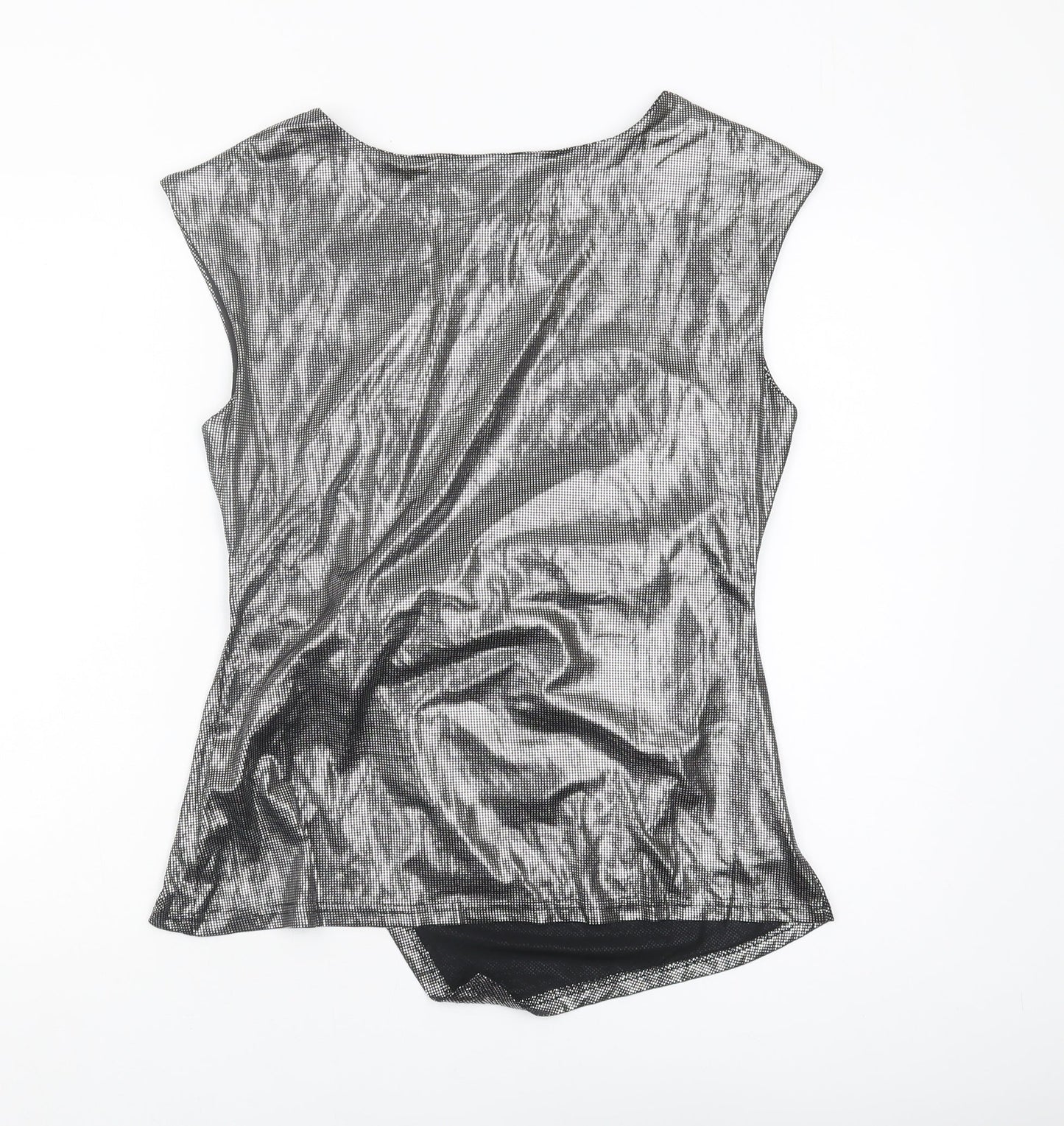 Womens UK Size 12 Izabel London Silver  Blouse
