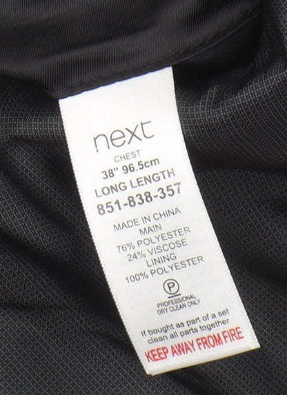 Mens UK Size 38 NEXT Regular Grey Suit Jacket