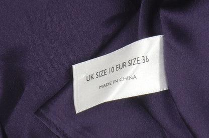 Definitions Women's Purple Wrap Dress Size 10