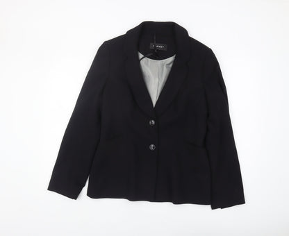Womens UK Size 12 Planet Regular Black Blazer