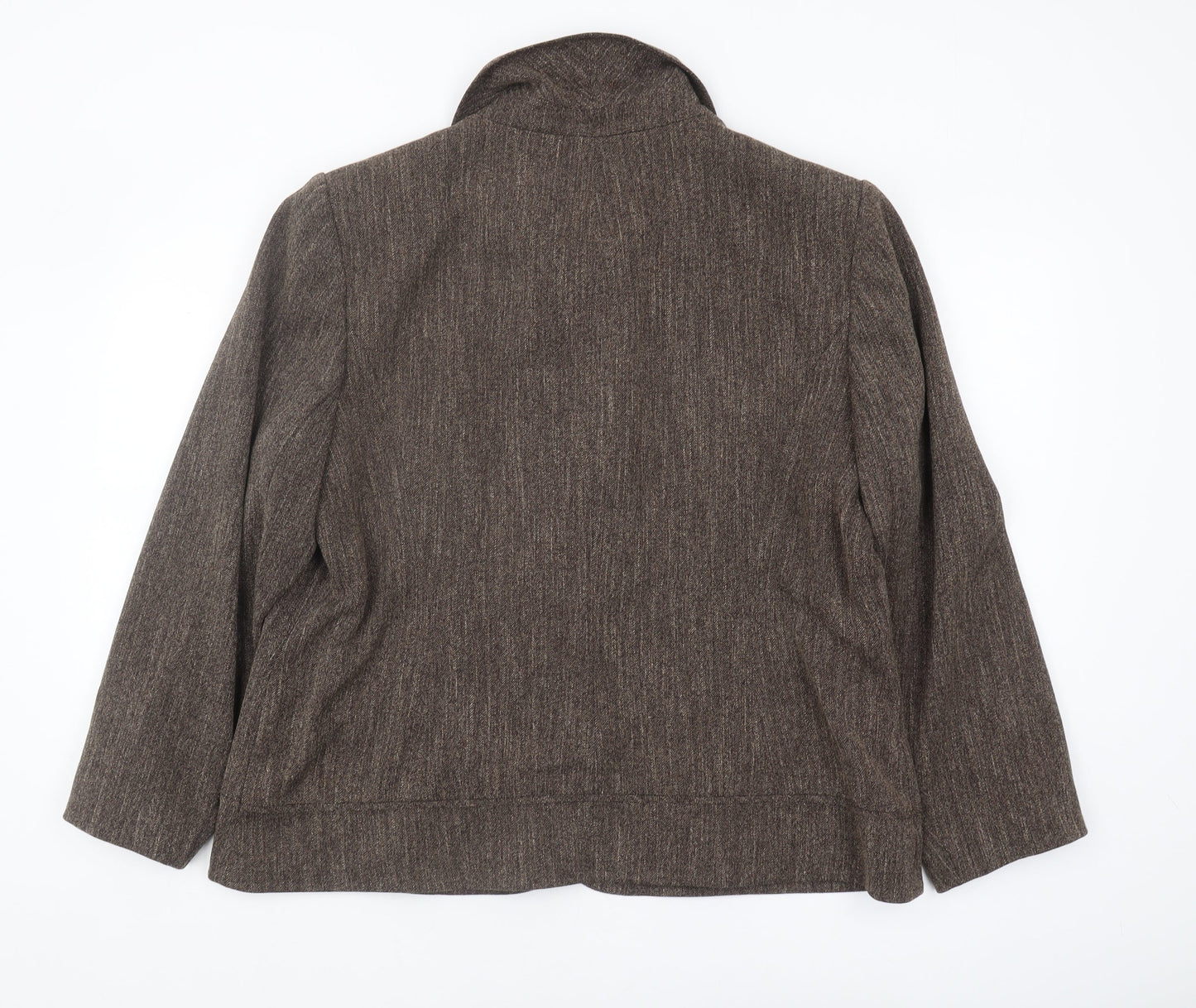 BHS Women's Regular Brown Suit Jacket Size 20