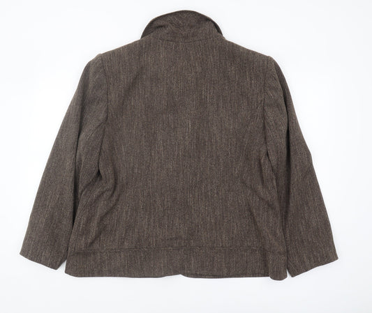 BHS Women's Regular Brown Suit Jacket Size 20
