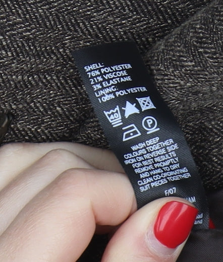 BHS Women's Regular Brown Suit Jacket Size 20