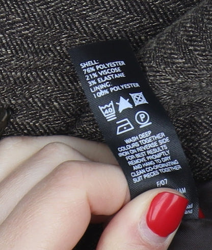 BHS Women's Regular Brown Suit Jacket Size 20