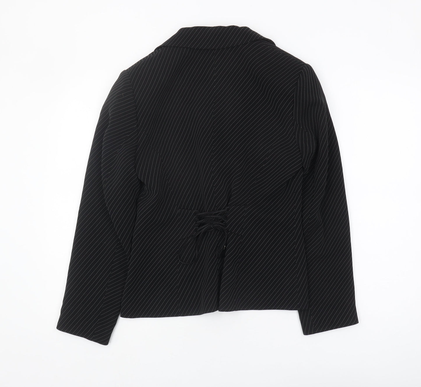Apriori Women's Black Pinstripe Blazer Size 10