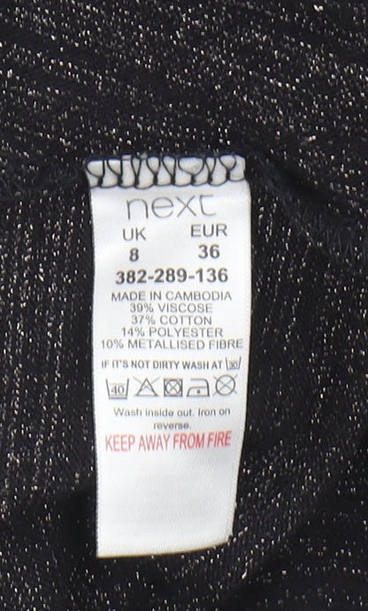 Womens UK Size 8 NEXT Black  Tank