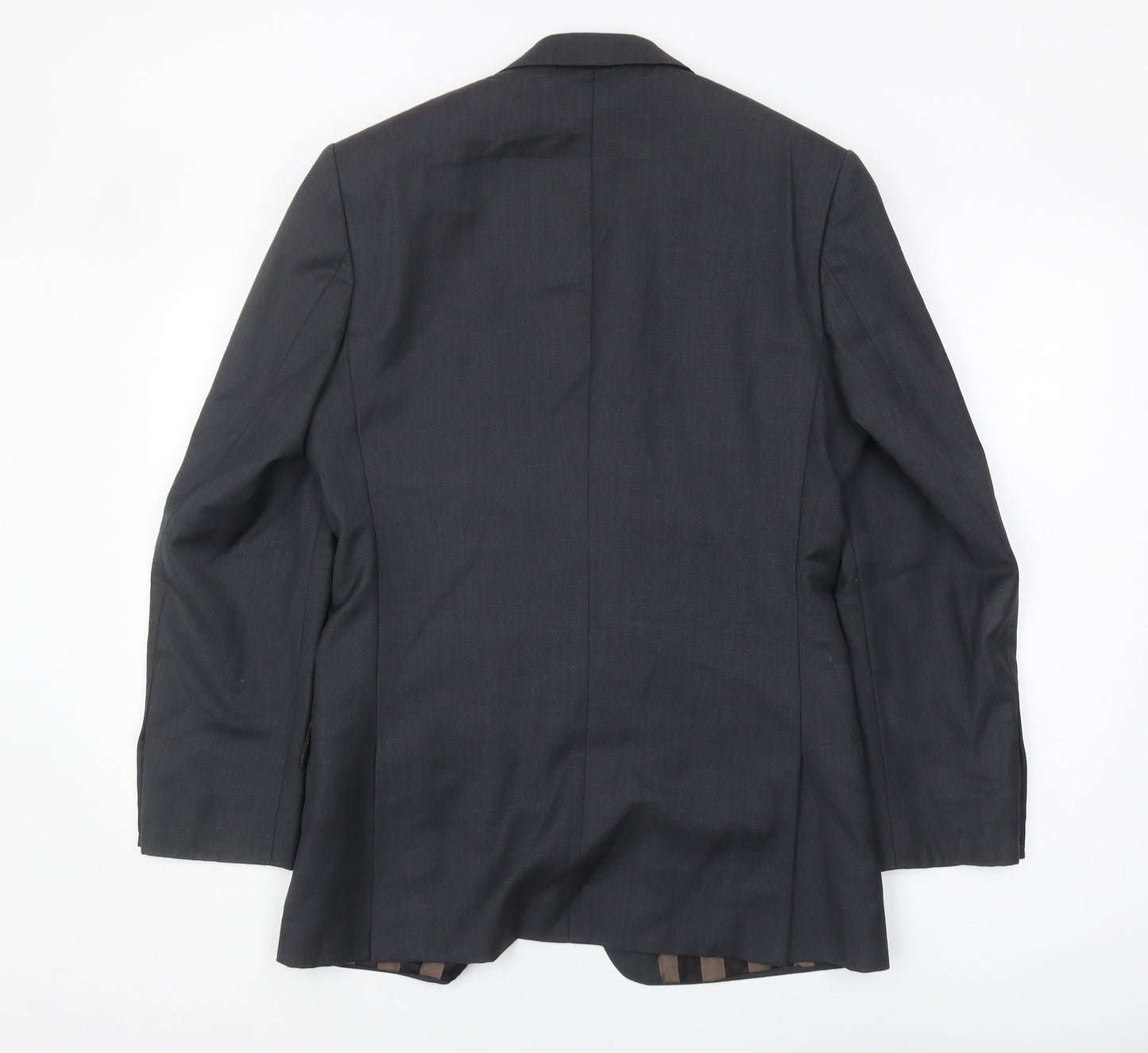 Alexandre Savile Row Men's Grey Blazer, 36 Regular Wool