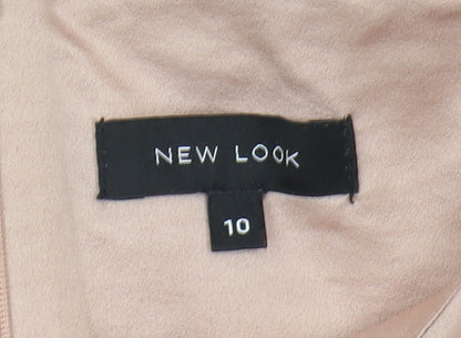 New Look Women's Beige A-Line Dress Size 10
