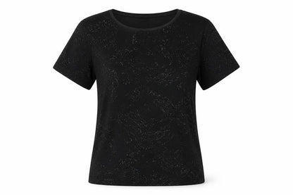 Womens UK Size 10 EWM Black  T-Shirt